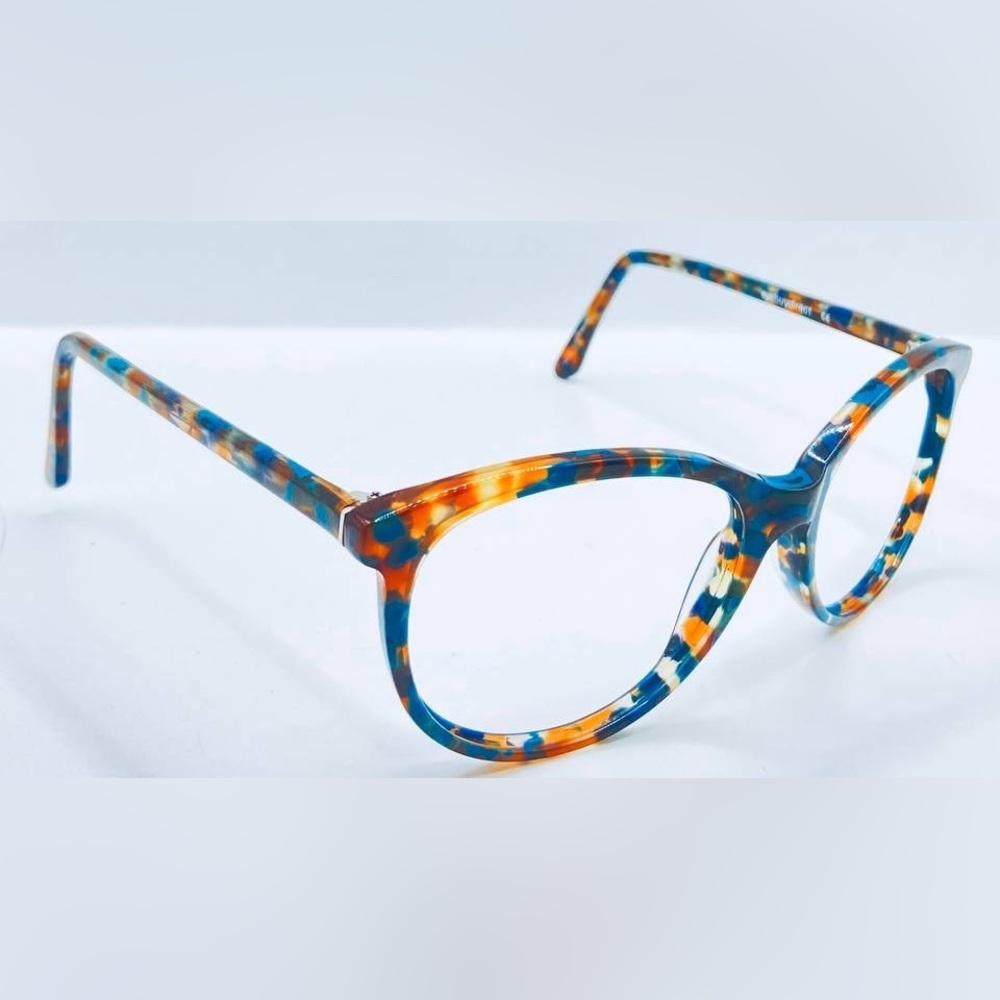 Eyebuydirect Calypso Brown Blue Oval Sunglasses Frames Only